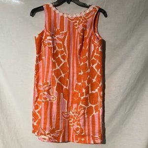 Lilly Pulitzer Giraffe dress-Size 14